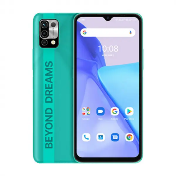 Telefon mobil UMIDIGI Power 5 Verde de Jad, 4G, 6.53 , 3GB RAM, 64GB ROM, Android 11, Helio G25 OctaCore, Termometru non-contact, 6150mAh, Dual SIM