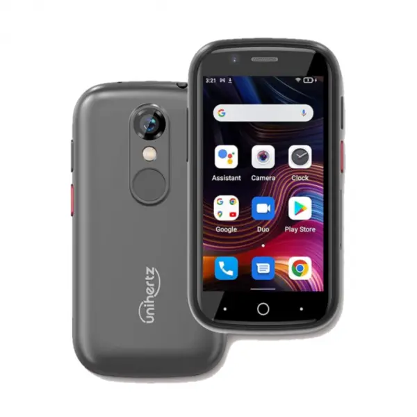Telefon mobil Unihertz Jelly 2E Argintiu, 4G, 3.0 , 4GB RAM, 64GB ROM, Android 12, A20 MT6761D Quad-Core, 2000mAh, Dual SIM