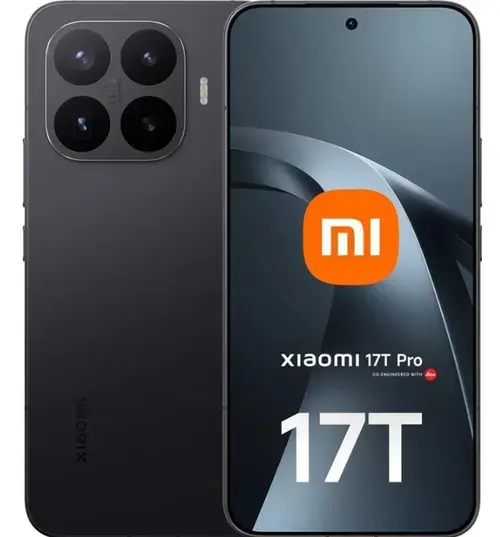 Telefon Mobil Xiaomi 17T Pro, Procesor Mediatek Dimensity 9500 Octa-Core, AMOLED touchscreen 6.83inch, 12GB RAM, 1TB Flash, Camera Tripla 50+50+12MP, Wi-Fi, 5G, Dual SIM, Android (Negru)
