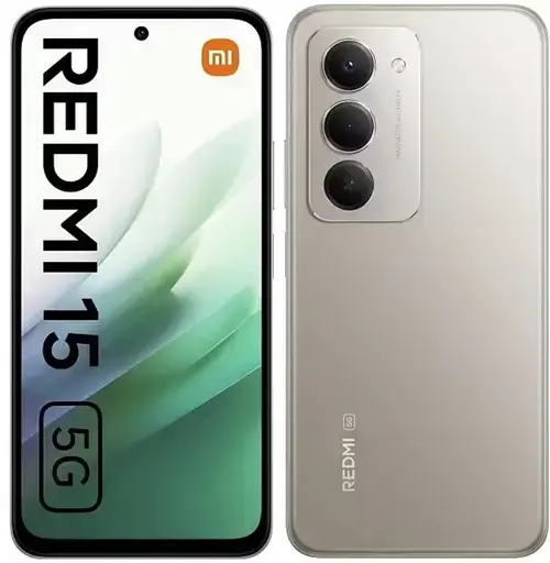 Telefon Mobil Xiaomi Redmi 15, Procesor Qualcomm SM6375 Snapdragon 6s Gen 3 Octa-Core, IPS LCD 6.9inch, 6GB RAM, 128GB Flash, Camera Duala 50 MP, Wi-Fi, 5G, Dual Sim, Android (Gri)