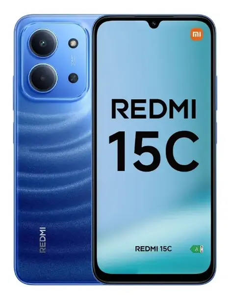 Telefon Mobil Xiaomi Redmi 15C 4G, Procesor Mediatek Helio G81 Ultra Octa-Core, IPS LCD 6.9inch, 4GB RAM, 256GB Flash, Camera Duala 50 MP + QVGA, Wi-Fi, 4G, Dual Sim, Android (Albastru)