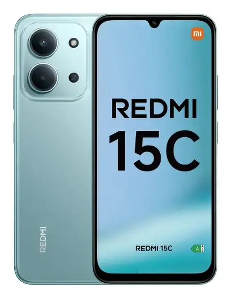 Telefon Mobil Xiaomi Redmi 15C 4G, Procesor Mediatek Helio G81 Ultra Octa-Core, IPS LCD 6.9inch, 4GB RAM, 128GB Flash, Camera Duala 50 MP + QVGA, Wi-Fi, 4G, Dual Sim, Android (Verde)