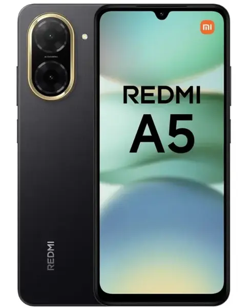 Telefon Mobil Xiaomi Redmi A5, Procesor Unisoc T7250 Octa-Core, IPS LCD Capacitive Touchscreen 6.88inch, 3GB RAM, 64GB Flash, Camera 32 MP, Wi-Fi, 4G, Dual SIM, Android (Negru)