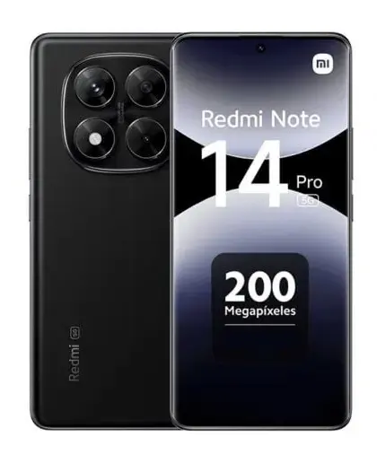 Telefon Mobil Xiaomi Redmi Note 14 Pro, Procesor Mediatek Dimensity 7300 Ultra Octa-Core, AMOLED 6.67inch, 12GB RAM, 512GB Flash, Camera Tripla 200+8+2 MP, Wi-Fi, 5G, Dual Sim, Android (Negru)