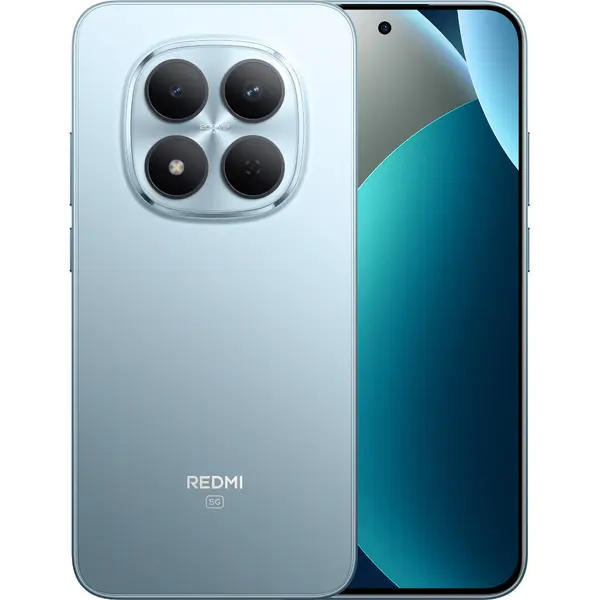 Telefon mobil Xiaomi Redmi Note 15 Pro 5G, 256GB, 8GB RAM, Dual SIM, Glacier Blue + Ring Stand