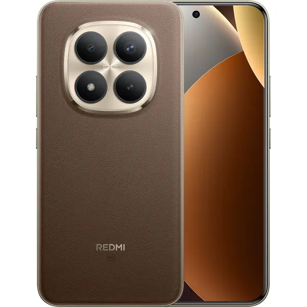 Telefon mobil Xiaomi Redmi Note 15 Pro+ 5G, 256GB, 8GB RAM, Dual SIM, Mocha Brown + Ring Stand