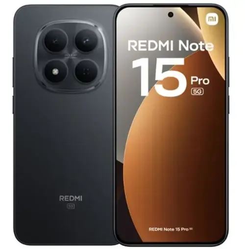 Telefon Mobil Xiaomi Redmi Note 15 Pro, Procesor Mediatek Dimensity 7400 Ultra Octa-Core, AMOLED 6.83inch, 8GB RAM, 512GB Flash, Camera Duala 200+8 MP, Wi-Fi, 5G, Dual Sim, Android (Negru)
