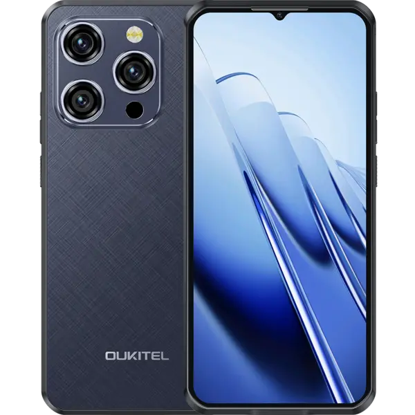 Telefon rezistent Oukitel WP52, 5G, 6.6 , 256GB, NFC, Senzor Amprenta, 6500mAh, Android 14, Blue