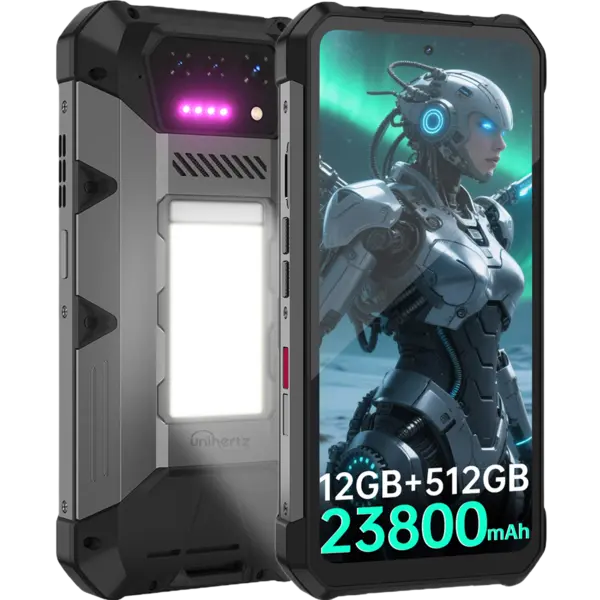 Telefon rezistent Unihertz 8849 Hike, 4G, 6.79 120Hz, Helio G200, 12GB RAM, 512GB, NFC, 23800mAh, Android 15