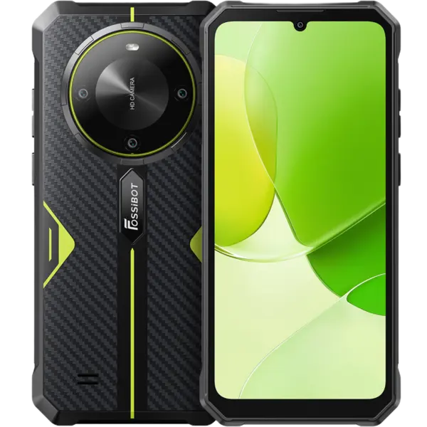 Telefon rugged Fossibot F105, 4G, 6.75-inch, Helio P27T, 4GB RAM + 64GB, 10300mAh, Android 14, Green