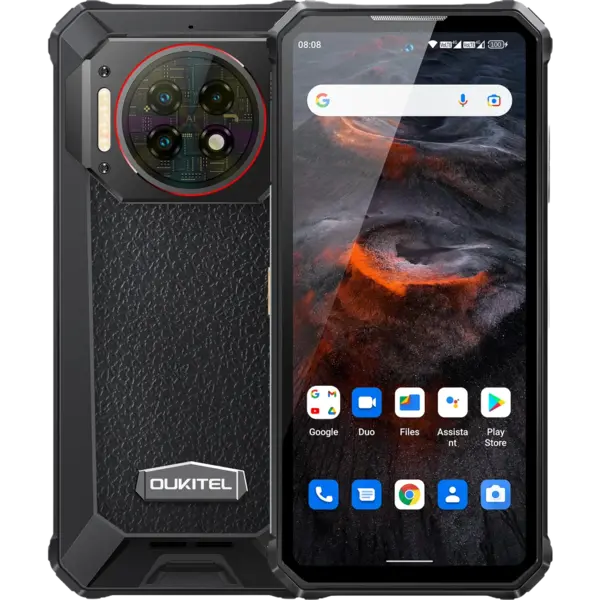 Telefon rugged Oukitel WP19 Pro, 4G, 6.8 120Hz FHD+, 8GB RAM, 256GB, NFC, Camera Night Vision, Baterie mare 22000mAh, Android 13