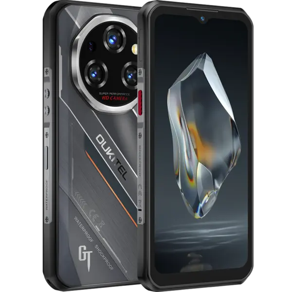 Telefon rugged Oukitel WP62, 5G, 6.6 IPS 120Hz, Dimensity 7025, 12GB RAM, 512GB, NFC, 11000mAh, Android 15, Black