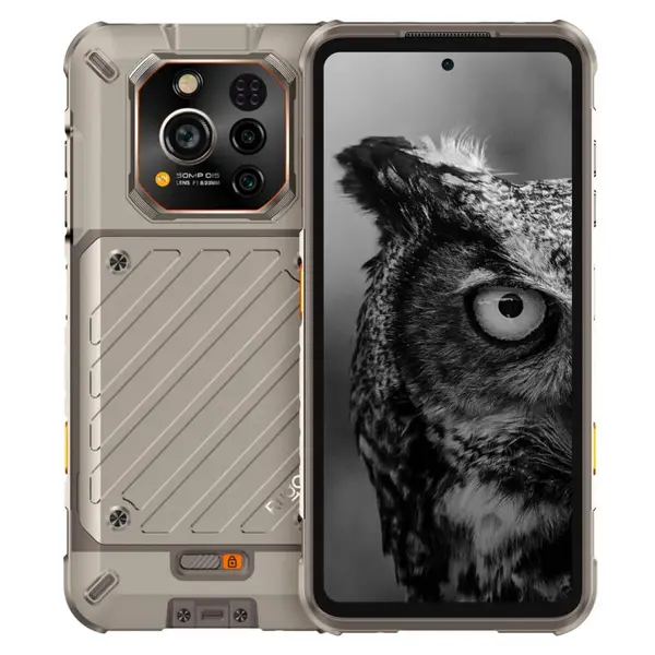 Telefon Ulefone RugOne Xever 7, Sand Dune, 5G, 6.67 AMOLED, 24GB RAM (12GB + 12GB Extensibili), 512GB ROM, 50MP, Android 15, Dimensity 7025, Baterie interschimbabila, eSIM, Night Vision, 33W