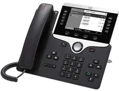Telefon VoIP Cisco CP-8811-K9=, Ecran 5inch (Negru)