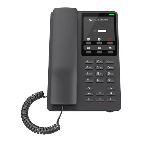 Telefon VoIP Wi-Fi Grandstream GHP621W, 2 linii, 2 conturi SIP, conferinta vocala 3 cai, negru