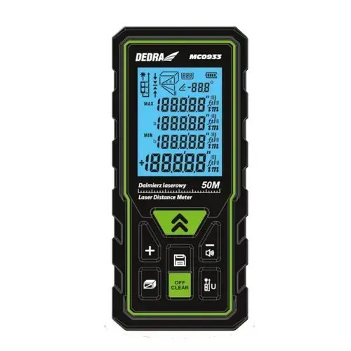 Telemetru laser masurat distante, 70m, IP54, Dedra