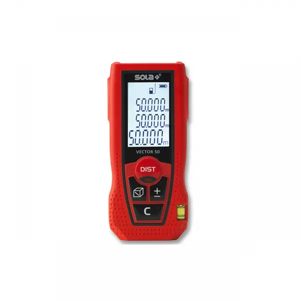 Telemetru laser SOLA Austria, 50m, precizie 1.5mm, VECTOR 50