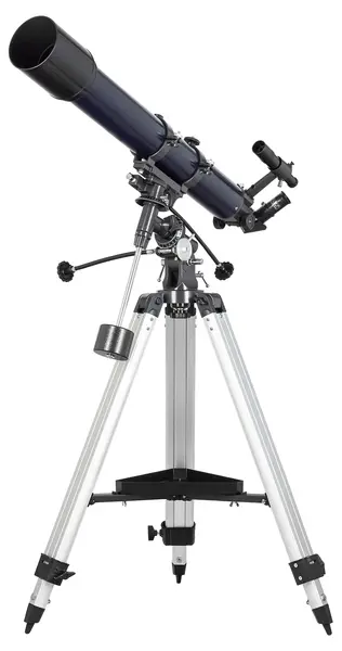 Telescop Levenhuk - New Skyline PLUS 90/900 EQ2, negru/albastru