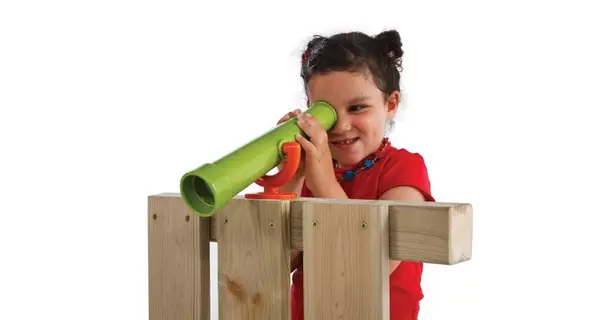Telescop pentru spatii de joaca verde Lime-Orange KBT