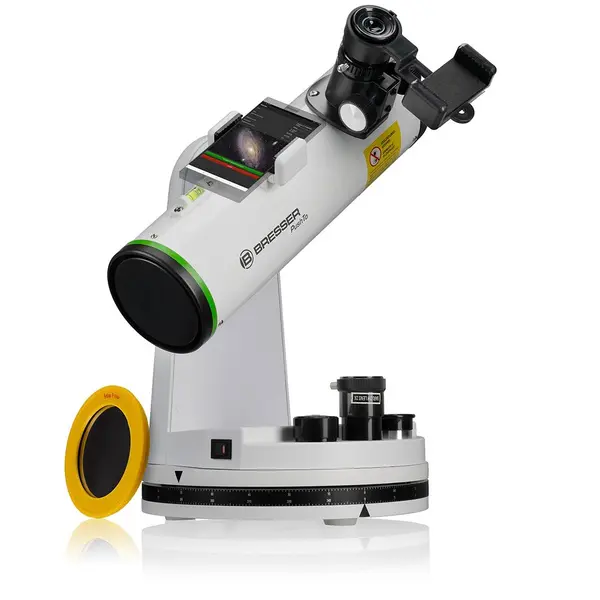 Telescop reflector smart Bresser PushTo NT-76/350