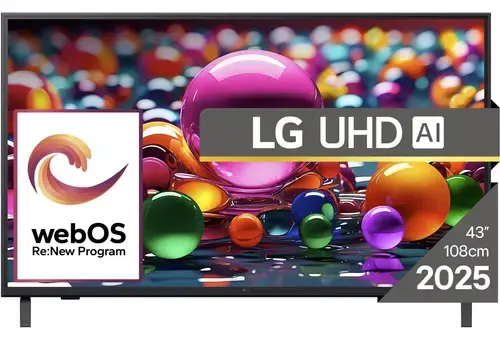 Televizor LED LG 109 cm (43inch) 43UA74003LB, Ultra HD 4K, Smart TV, WiFi, CI+