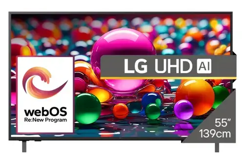 Televizor LED LG 139 cm (55inch) 55UA75003LA, Ultra HD 4K, Smart TV, WiFi, CI