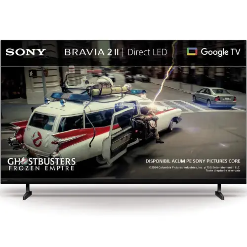 Televizor LED Sony BRAVIA 2 II 109 cm (43inch) 43S25M2, Smart Google TV, 4K Ultra HD, Clasa E (Model 2026)
