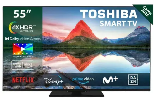 Televizor LED Toshiba 139 cm (55inch) 55UV3463DG, Ultra HD 4K, Smart TV, WiFi, CI