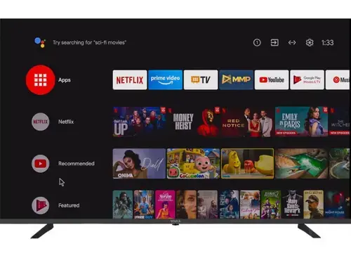 Televizor LED Vivax 127 cm (50inch) 50UHD10K, Ultra HD 4K, Smart TV, WiFi, CI+