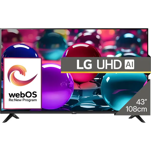 Televizor LG LED 43UA73003LA, ULTRA HD 4K, Smart, HDR, 108 cm, Clasa G