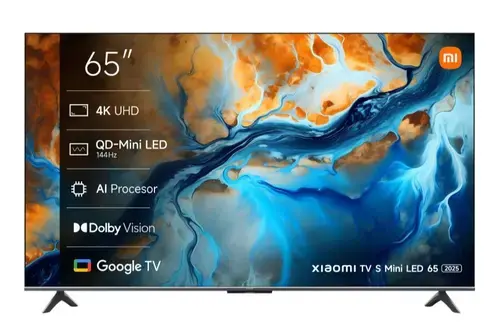 Televizor Mini LED Xiaomi 65inch S Mini, Ultra HD 4K, Smart TV, WiFi, CI+