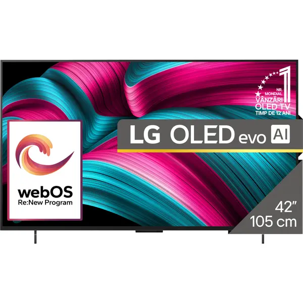 Televizor OLED EVO LG 42C52LA, Brighteness Booster, Ultra HD, 4K, HDR, 105 cm