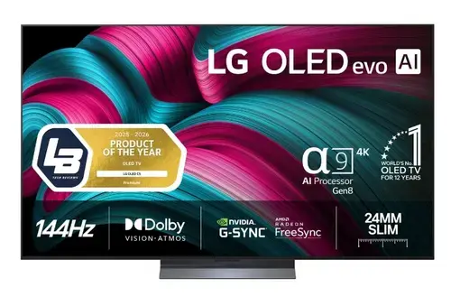 Televizor OLED LG 165 cm (65inch) OLED65C54LA, Ultra HD 4K, Smart TV, WiFi, CI