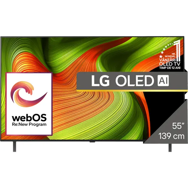 Televizor OLED Smart LG 55B53LA, ULTRA HD 4K, HDR, 139 cm