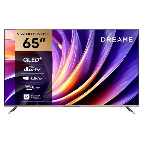 Televizor QLED Dreame 165 cm (65inch) 65Q100, Ultra HD 4K, Smart TV, WiFi, CI+