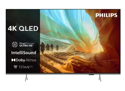 Televizor QLED Philips 127 cm (50inch) 50PQS7801/12, Ultra HD 4K, Smart TV, WiFi, CI+