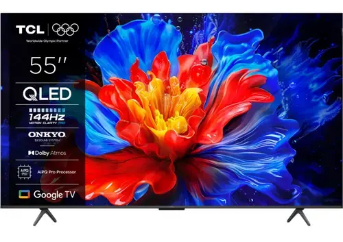 Televizor QLED TCL 139 cm (55inch) 55P8K, Ultra HD 4K, Smart TV, WiFi, CI+