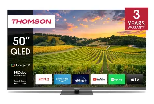 Televizor QLED Thomson 127 cm (50inch) 50QG5C14, ULtra HD 4K, Smart TV, WiFi, CI+
