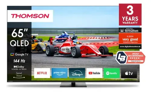 Televizor QLED Thomson 165 cm (65inch) 65QG7C14, Ultra HD 4K, Smart TV, WiFi, CI+