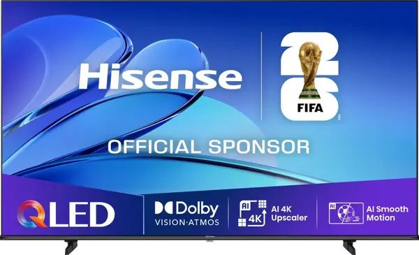 Televizor smart Hisense - 43E7Q, 43'', 4K, QLED, Ultra HD, HDR10+, 60Hz, Light Sensor, Dolby Vision, negru