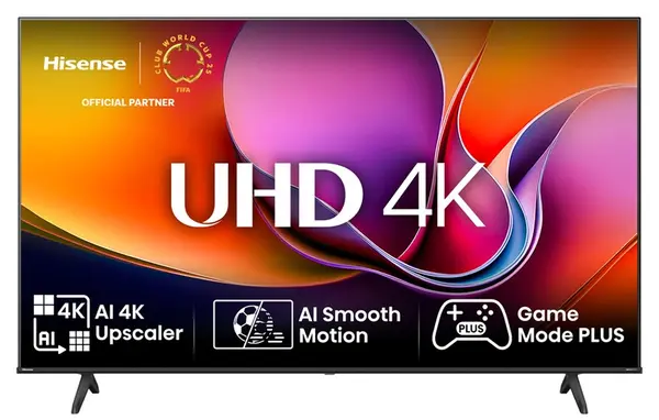 Televizor Smart Hisense – 50A6Q, 50", DLED, UHD 4K AI, HDR10+, DTS Virtual 2x10W, negru