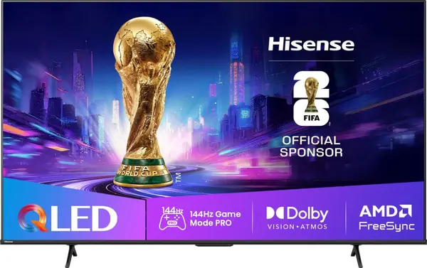 Televizor smart Hisense - 55E7Q_PRO, 55'', QLED, 4K, 144Hz Game Mode PRO, negru