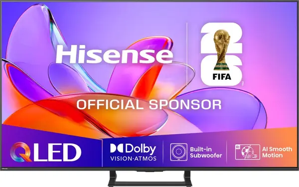 Televizor smart Hisense - 65A7Q, 65'', QLED, 4K, negru