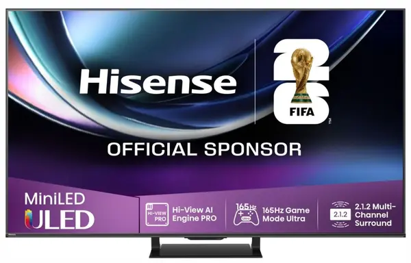 Televizor smart Hisense - 75U7Q_PRO, 75'', ULED Mini-LED PRO, 4K, HDR10+,165Hz, 2.1.2 Multi-Channel Surround, negru