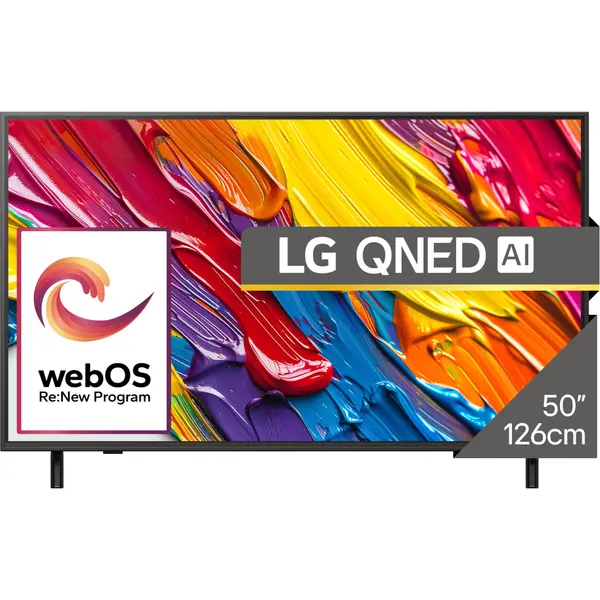 Televizor Smart LG QNED 50QNED84A3C, 126 cm, Ultra HD 4K, Clasa F