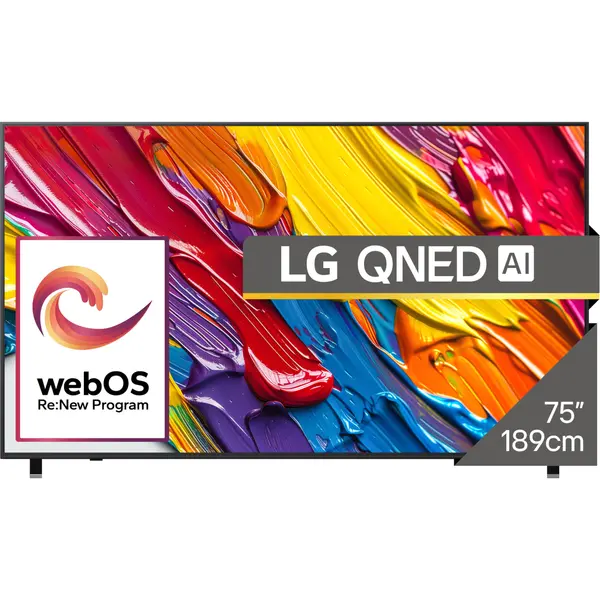 Televizor Smart LG QNED 75QNED84A3C, 189 cm, Ultra HD 4K, Clasa D