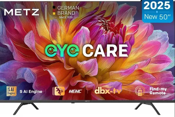 Televizor smart METZ - 50MUF7000Z, 50'', 4K Ultra HD, DirectLED, HDR10, Dolby Audio-Vision, Google TV, negru