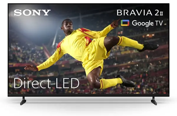 Televizor smart Sony – BRAVIA 2 II, K65S25M2PB, 65", 4K Ultra HD, DLED, Google TV, negru