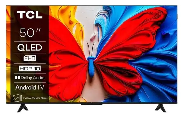 Televizor smart TCL - 32S5K, 32'', QLED, 2K Full HD, HDR10, Dolby 2x8W, negru