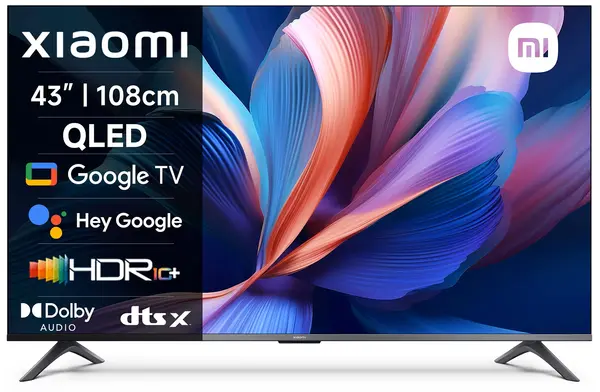 Televizor Smart Xiaomi – A PRO 2026, 43", 4K, QLED, Game Boost 120Hz, 94% DCI-P3, 20W Xiaomi Sound, Google TV, Dark Gray, negru